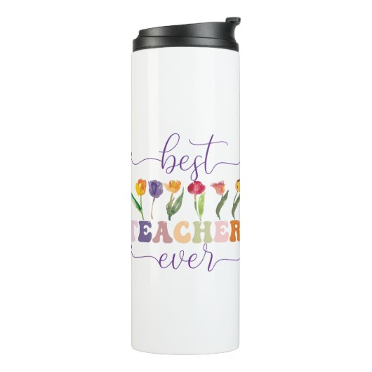 Best teacher ever, Custom mug for teacher Thermosbecher (Nach links gedreht)