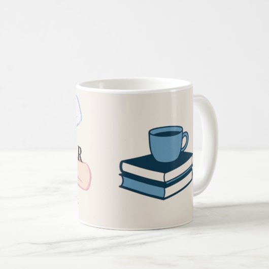 Best Teacher Ever – Custom Name Coffee Mug Kaffeetasse (VorderseiteRechts)