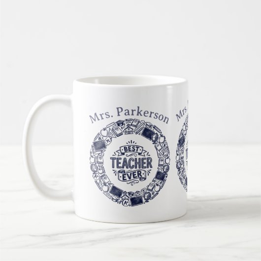 Best Teacher Ever Kaffeetasse (Links)