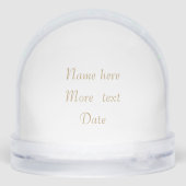 Best Teacher Ever & Laurel Wreath on White Schneekugeln (Rückseite)