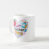 Best Teacher Ever Mug | End of Year Teacher Kaffeetasse (Vorderseite Links)