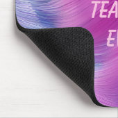 Best Teacher Ever Pastel Swirl Mousepad (Ecke)