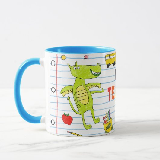 "Best Teacher Ever" Rudy & Rocky Mug Tasse (Links)