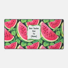 Best Teacher Ever – Watermelon Desk Mat Schreibtischunterlage