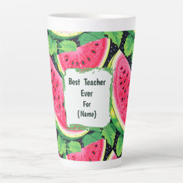 Best Teacher Ever – Watermelon Latte Mug Milchtasse