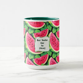 Best Teacher Ever – Watermelon Mug Tasse