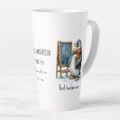 Best Teacher Ever Winter Penguin Design Milchtasse (Rechte Ecke)