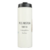 Best Teacher Ever Winter Penguin Design Thermosbecher (Vorderseite)