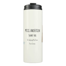 Best Teacher Ever Winter Penguin Design Thermosbecher