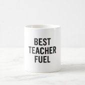 Best Teacher Fuel - Design des Teacher Lover Teach Kaffeetasse (Mittel)