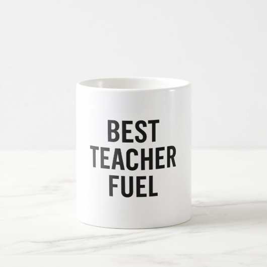 Best Teacher Fuel - Design des Teacher Lover Teach Kaffeetasse (Mittel)