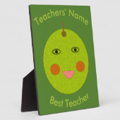 Best Teacher Happy Apple Custom Platte Fotoplatte (Seite)