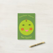 Best Teacher Happy Apple Custom Post - Notiz (Auf Schreibtisch)