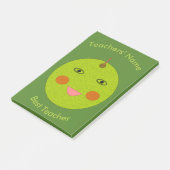 Best Teacher Happy Apple Custom Post - Notiz (angewinkelt)
