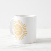 Best Teacher jemals Sunshine Teacher Wertschätzung Kaffeetasse (Vorderseite Links)