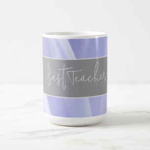 "Best Teacher" Lavender Petals Kaffeepause Tasse