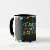 Best Teacher Thank You Personalized Tasse (Vorderseite Links)