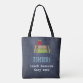 Best Teacher value quote Tasche (Rückseite)