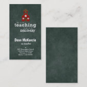 Best Teacher value quote Visitenkarte (Vorne/Hinten)