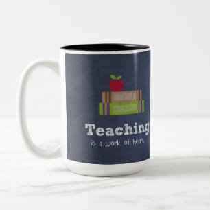 Best Teacher value quote Zweifarbige Tasse