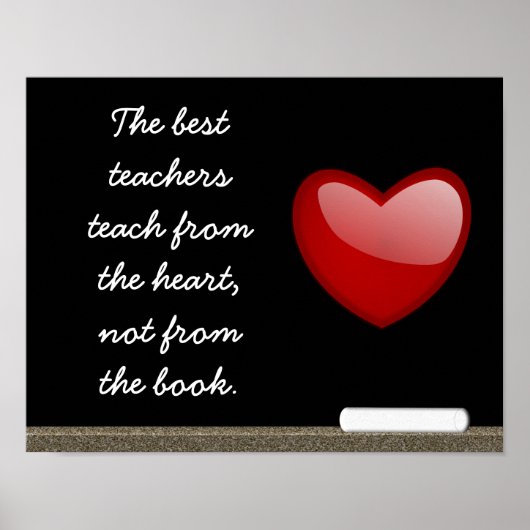 Best Teachers - art print Poster (Vorne)