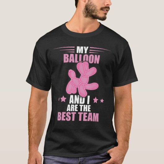 Best Team Balloon Twisting Balloon Animal Balloon T-Shirt (Vorderseite)