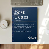 Best Team Definition Mitarbeiter-Bewertung Notizblock