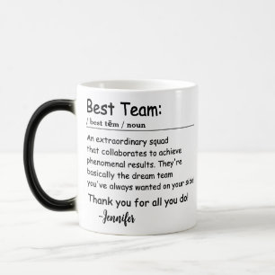 Best Team Definition Mitarbeiterbewertung Custom Verwandlungstasse