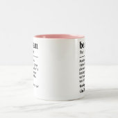 Best Team Definition Zweifarbige Tasse (Mittel)