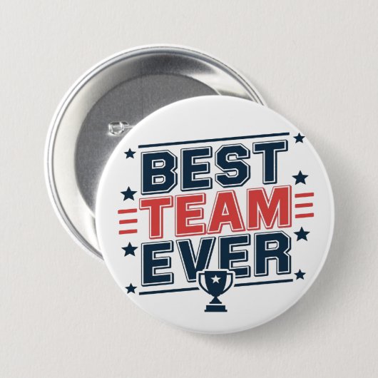Best Team Ever Button (Vorne & Hinten)