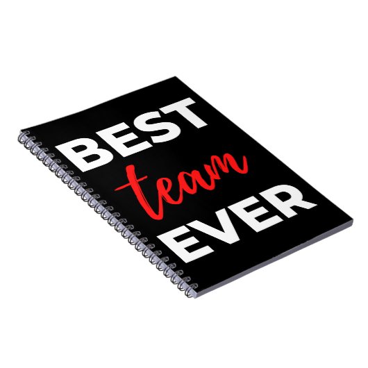 Best Team Ever Notizblock (Rechte Seite)