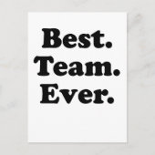 Best Team Ever Postkarte (Vorderseite)