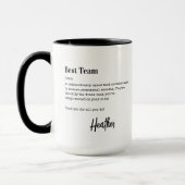 Best Team Thank You Employee Appreciation Gift Tasse (Links)