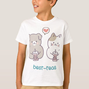 Best-Teas-Beste-Freunde-Bester-Freund-Boba-Blasent T-Shirt