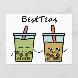 "Best Teas"-Karte - Eine perfekte Mischung aus Nie Postkarte