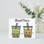 "Best Teas"-Karte - Eine perfekte Mischung aus Nie Postkarte (Stehend Vorderseite)