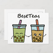 "Best Teas"-Karte - Eine perfekte Mischung aus Nie Postkarte (Vorne/Hinten)