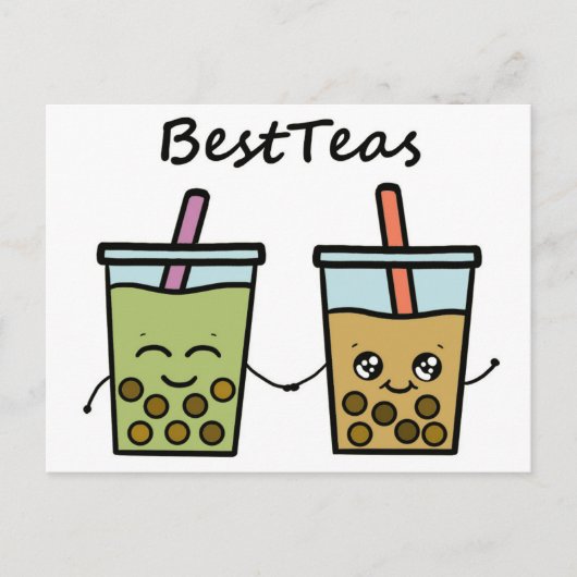 "Best Teas"-Karte - Eine perfekte Mischung aus Nie Postkarte (Vorderseite)