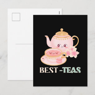 Best-Teas Teeliebhaber Feiertagspostkarte