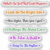 Best That Could Happen Memes | Wasserfeste Positiv Aufkleber (Vorderseite)