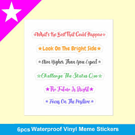 Best That Could Happen Memes | Wasserfeste Positiv Aufkleber