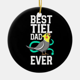 Best Tiel Vater je Cockatiel Lover Birb Parrot Keramik Ornament