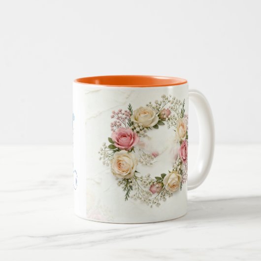 Best time coffe Mug Zweifarbige Tasse (VorderseiteRechts)