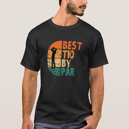 Best Tio By Par Golf Father s Day Golfing T-Shirt (Vorderseite)