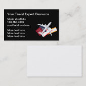 Best Travel Agent Business Cards Visitenkarte (Vorne/Hinten)