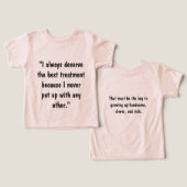 Best treatment  (Design Vorderseite & Rückseite)