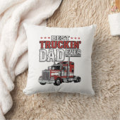 Best Truckin Dad Ever Vintage Truck Shirt Design_1 Kissen (Decke)
