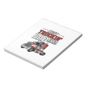 Best Truckin Dad Ever Vintage Truck Shirt Design_1 Notizblock (Rotiert)