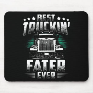 Best Truckin' Fater Ever Vatertag T-Shirt Xmas Tru Mousepad