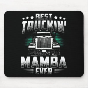 Best Truckin' Mam Ever Vatertag T-Shirt Xmas Truck Mousepad